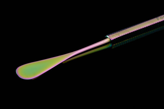 Bell spatula – plasma coating rainbow finish