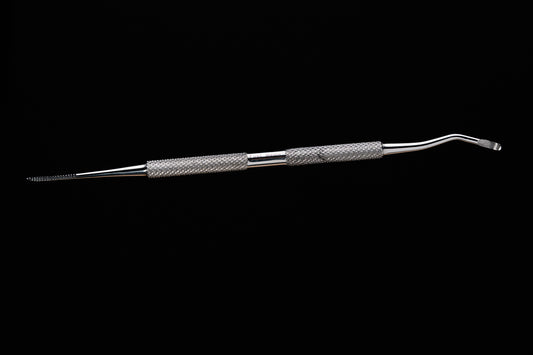 Double end ingrown files - slim head / flat hook
